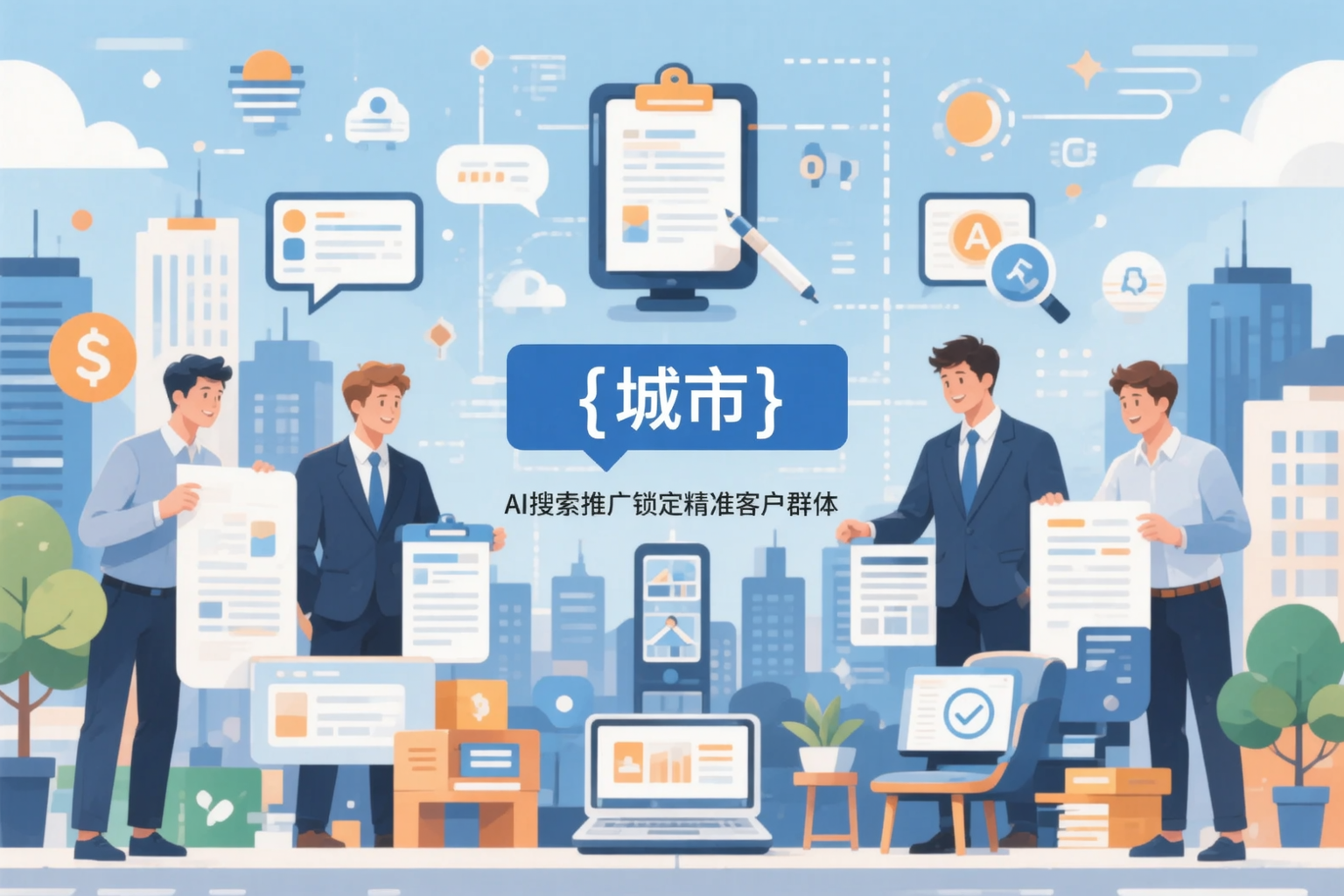 昆玉公司如何用AI搜索推广锁定精准客户群体