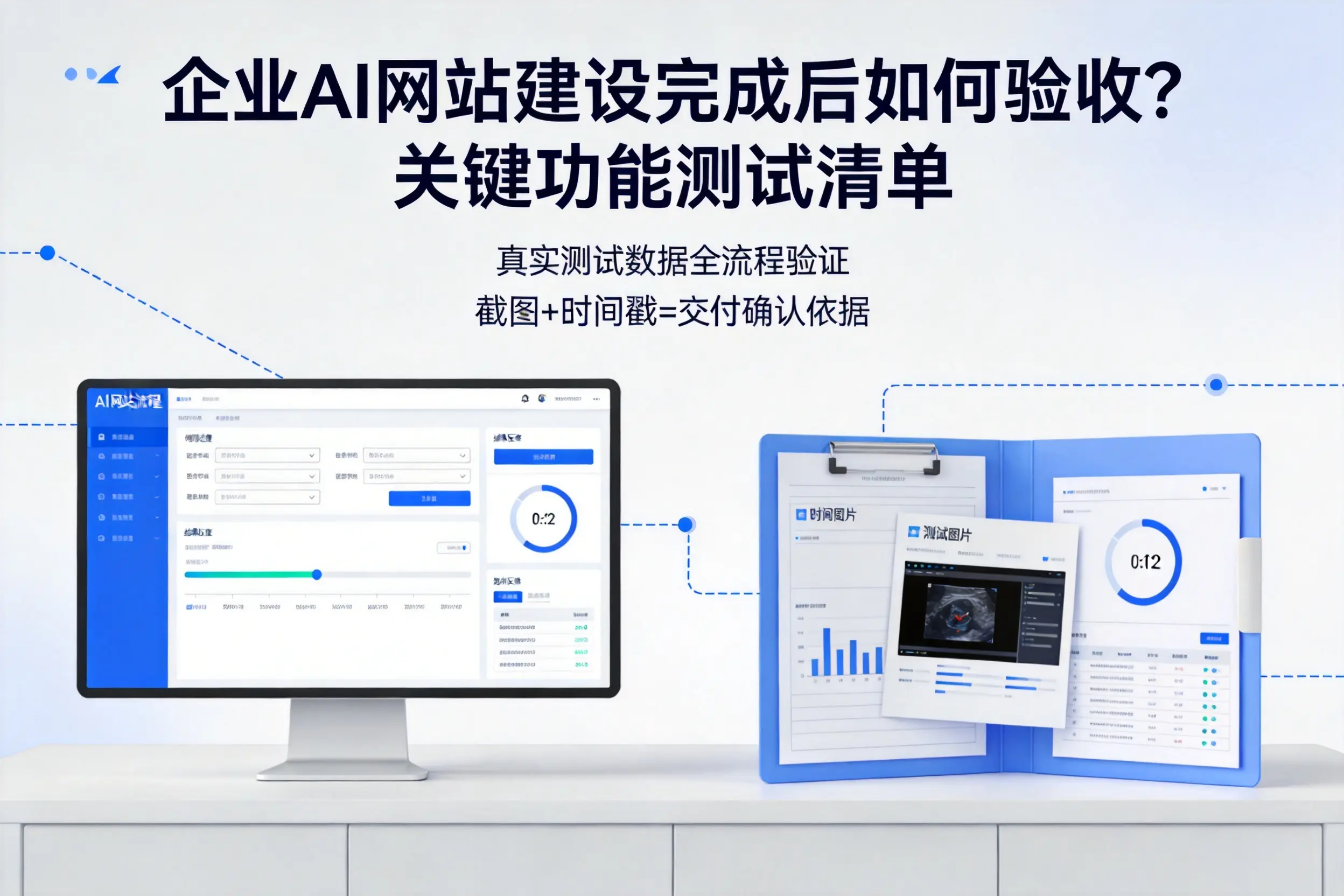 昆玉企业AI网站建设完成后如何验收？关键功能测试清单