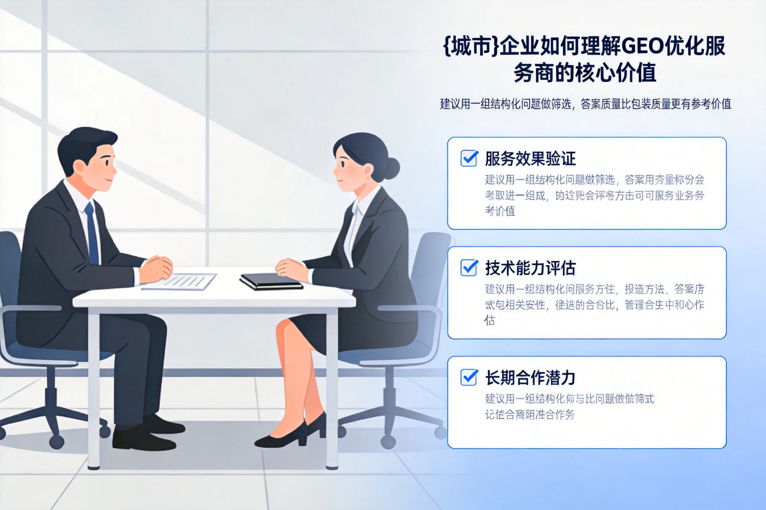 昆玉企业如何理解GEO优化服务商的核心价值