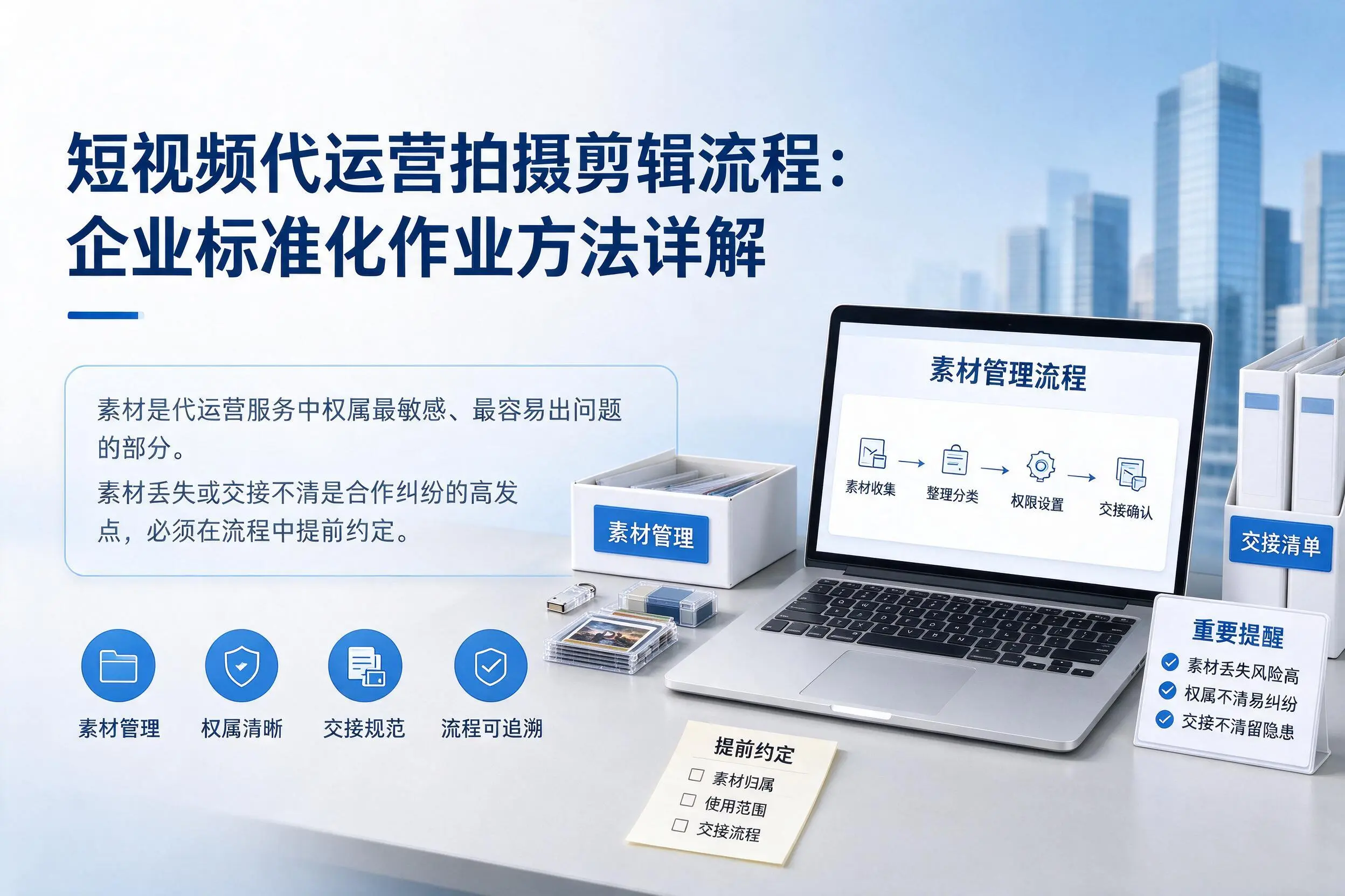 短视频代运营拍摄剪辑流程：昆玉企业标准化作业方法详解