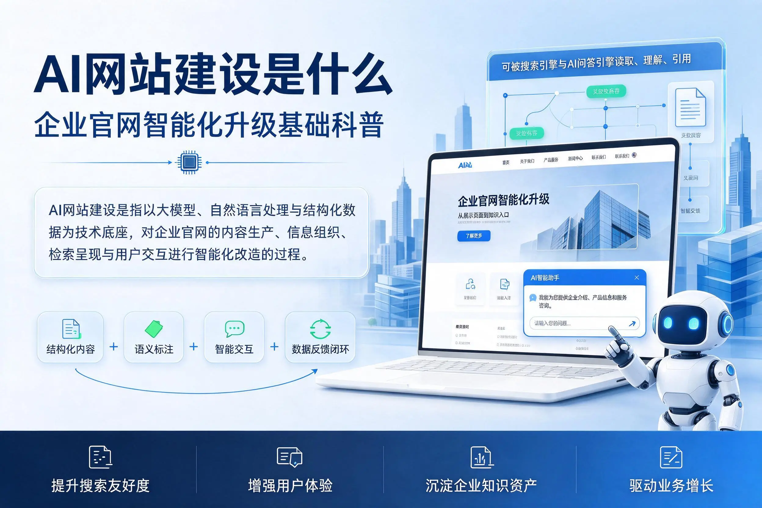 AI网站建设是什么:昆玉企业官网智能化升级基础科普